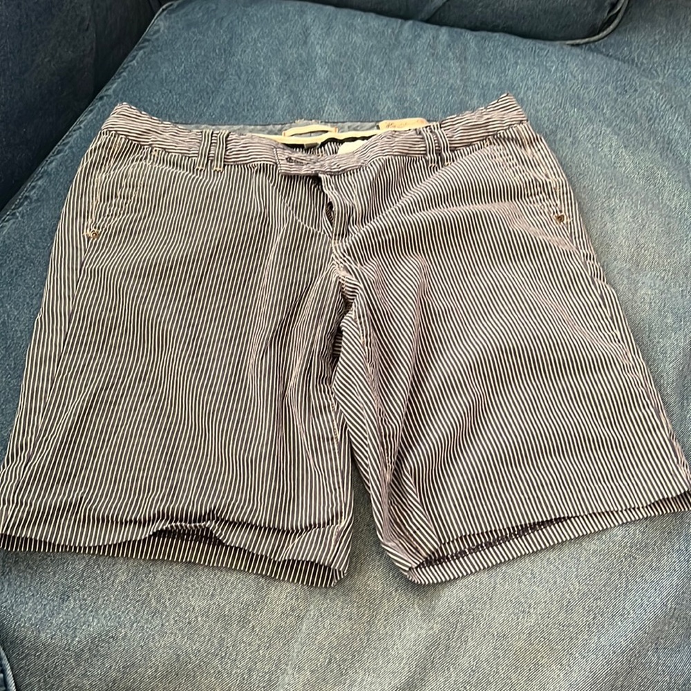 Gap limited edition striped trouser Bermuda shorts, size 14